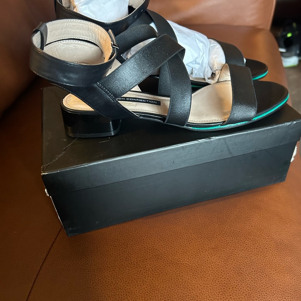Black Strappy Sandals